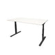 Bureau schaffenburg linesto plus 140x80 wit zwart