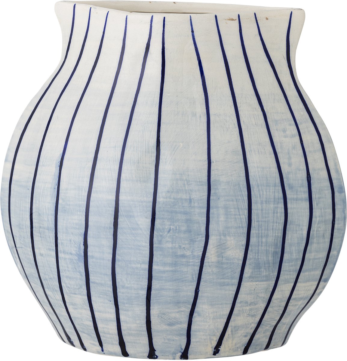 Vaso Bloomingville esra - blu - terracotta