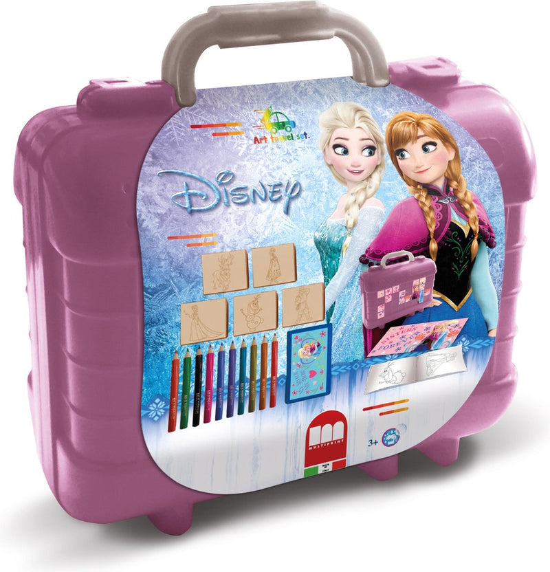 Multistampa Disney Frozen - valigia - 5 timbri + 10 matite