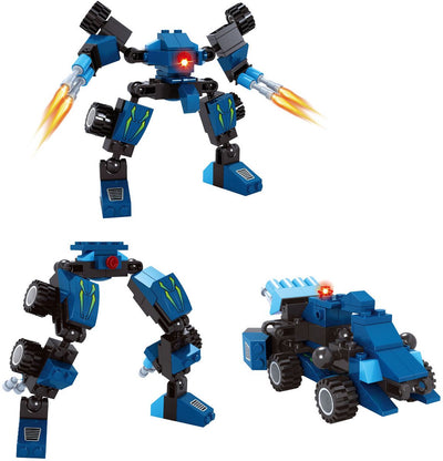 Juego de construcción titan transform blue - 71 piezas.