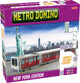 Domino tattico metro: edizione new york – gioco da tavolo – versione deluxe – gioco di domino strategico con stazioni e gettoni metro – da 10 anni – da 2 a 4 giocatori