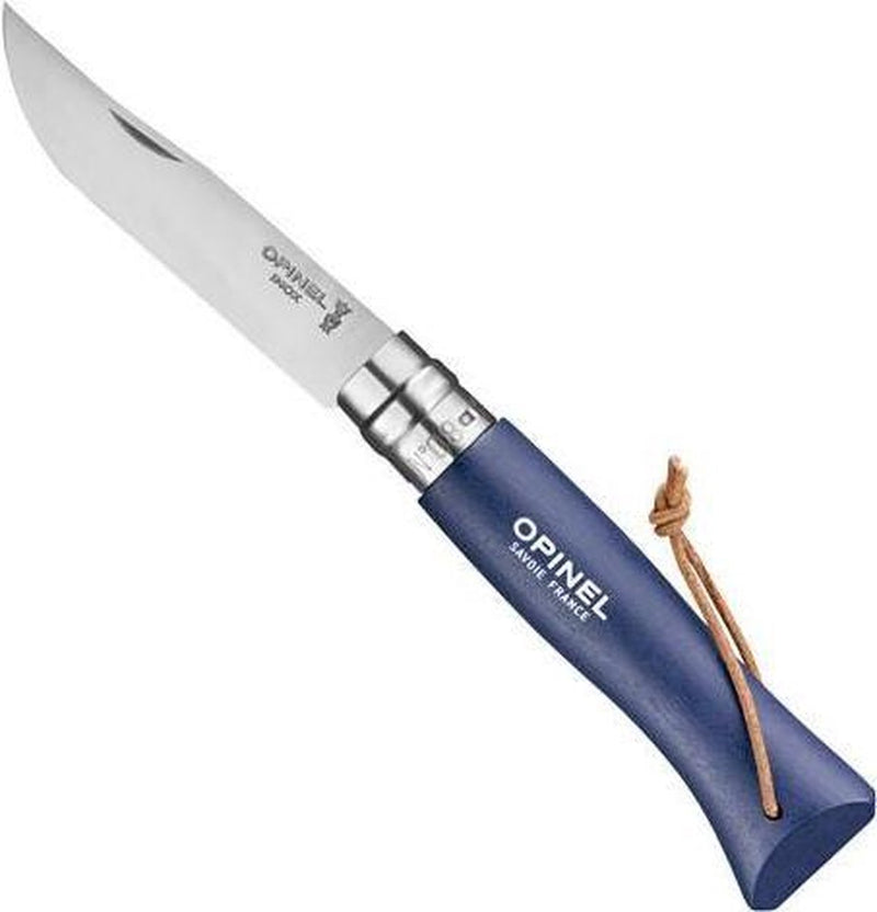 Opinel - coltello tascabile - n. 08 - colorama - blu scuro