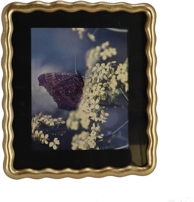 Photo frame Basia gold metal 20x25 cm