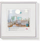 Walther new lifestyle - cornice in plastica - misura foto 20x20 cm - argento
