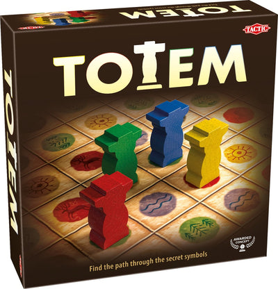 Totem tattico – gioco da tavolo – corsa verso l'altro lato con i totem – educativo e tattico – gioco per famiglie – gioco pluripremiato – da 2 a 4 giocatori – da 7 anni