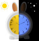 Alecto bc100bunny - slaaptrainer voor kinderen - kinderwekker met nachtlamp - bunny