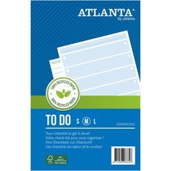 Blocco note Djois Atlanta to-do medio 13,5 x 19,5 cm bianco