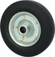 Carpoint reservewiel voor neuswiel (ean 8711293053773) - metalen velg en massief rubberen wiel - wiel 200x50mm - draagvermogen van 150kg