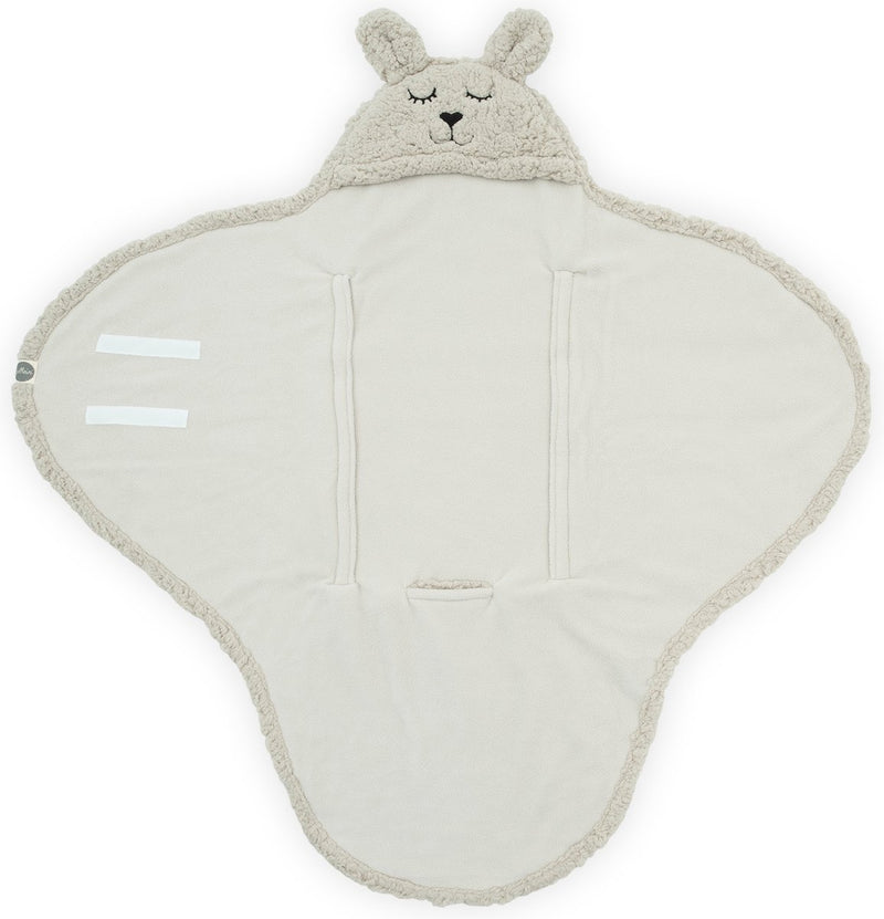 Coperta Jollein per bebè - coniglietto - torrone - 100x105 cm
