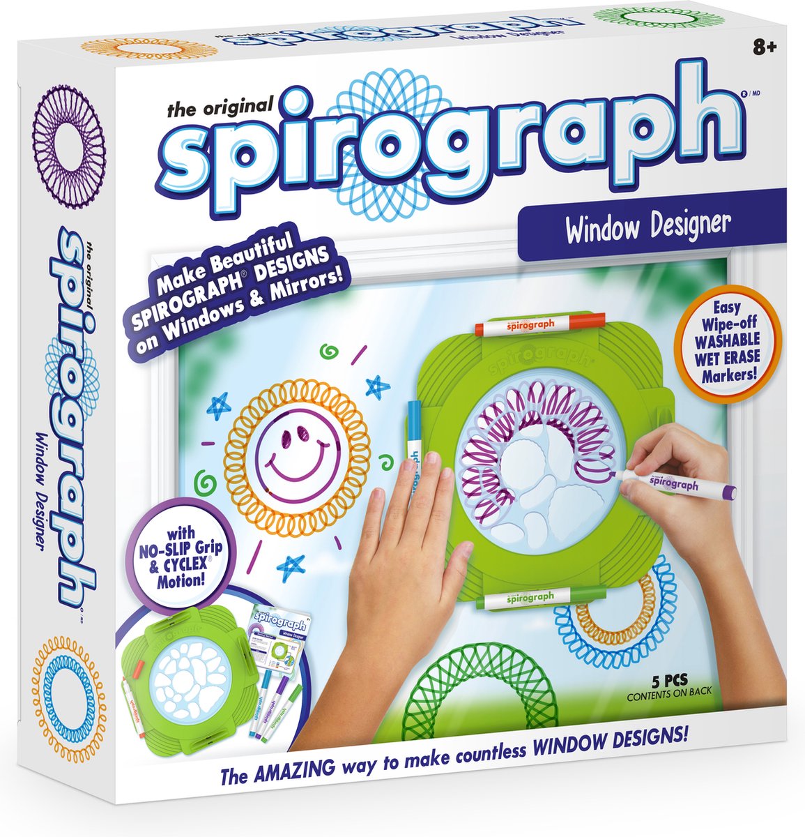 Boti Spirographer Window Designer Reta de color