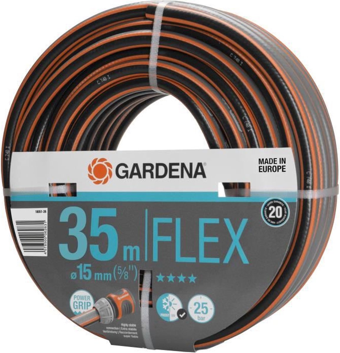 Gardena - flexible hose - ø 15 mm