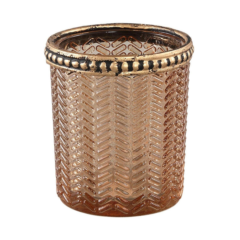 Ptmd portavelas decoritz cristal 6,5cm