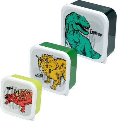 Establecer 3 lonchera M L XL - DINOSAURS