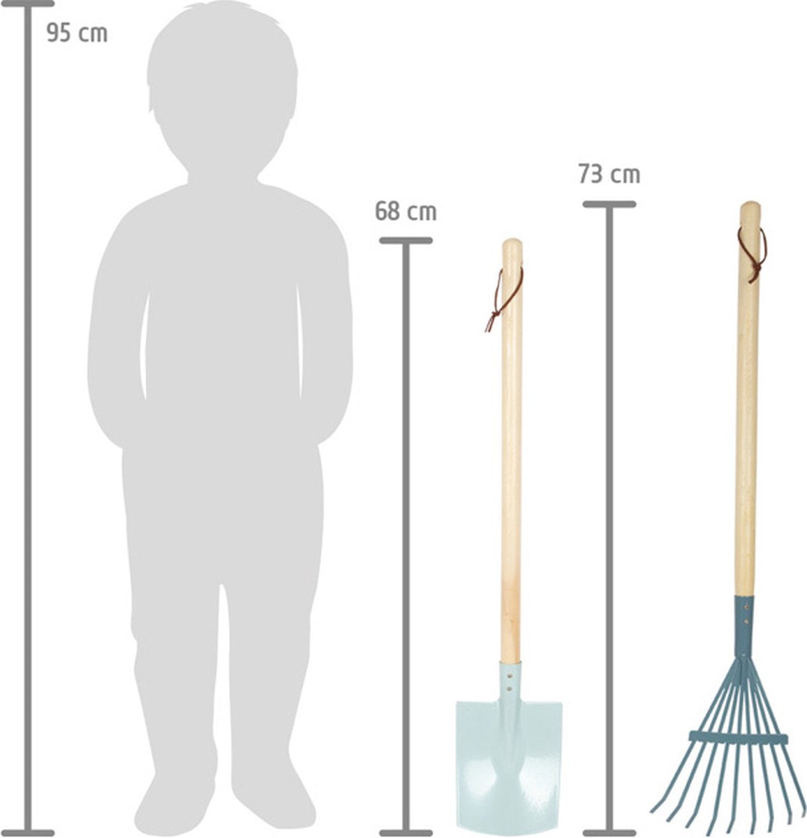 Small foot - houten tuingereedschap, 4dlg.