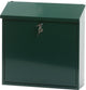 V-part - wandbrievenbus malagan - galvanized steel powder coated - groen - brievenbus