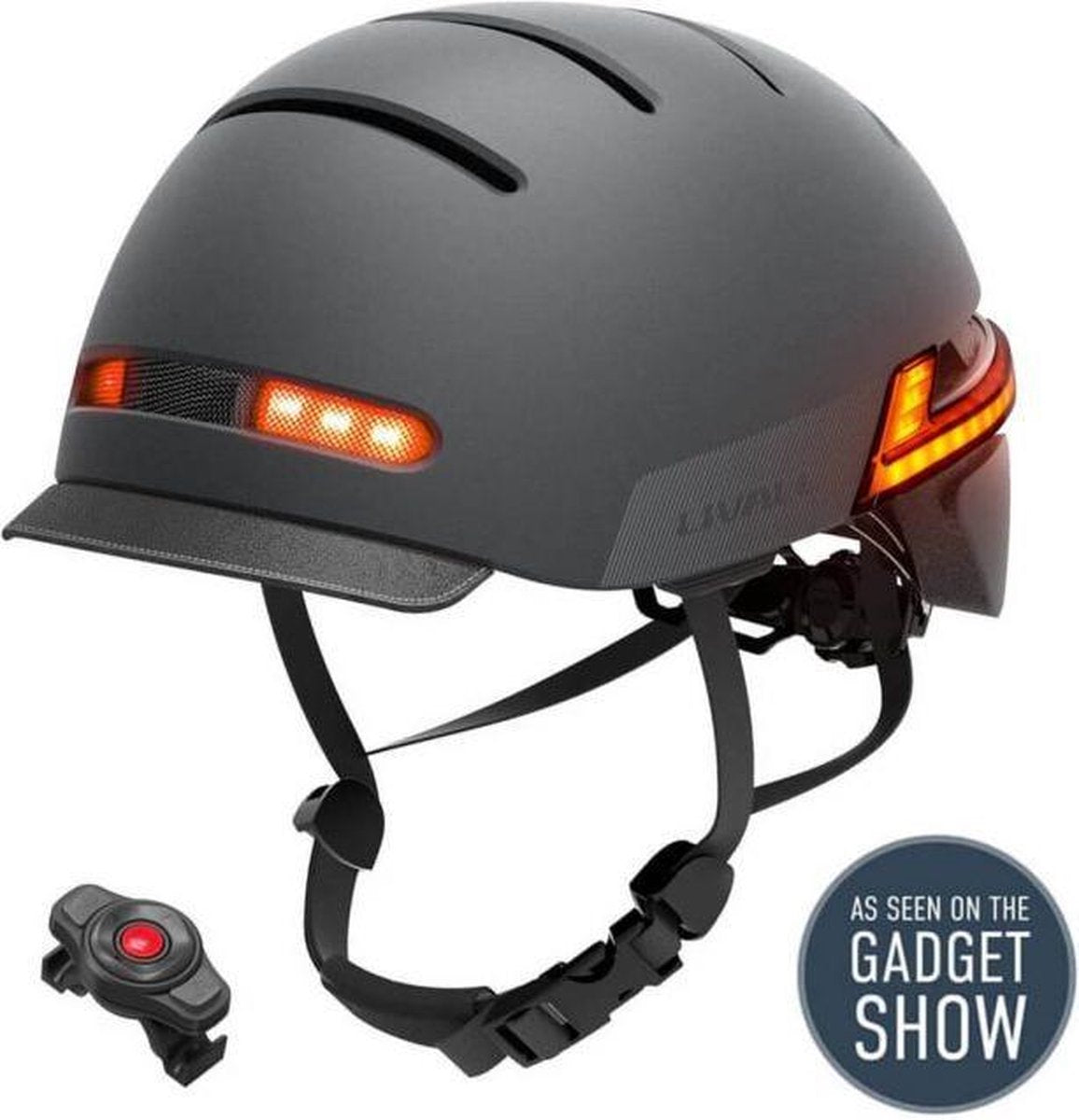 Livall bh51m neo black medium - casco de bicicleta (inteligente) - función sos - intermitentes led - iluminación inteligente