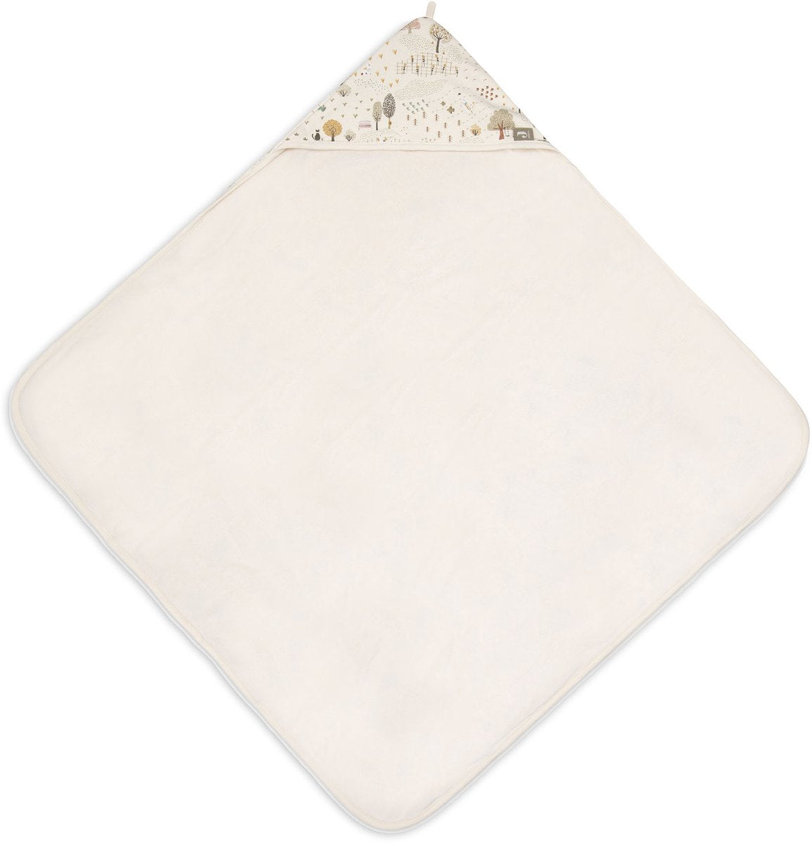 Capa de baño para bebé Jollein - 100% rizo de algodón - 75x75 cm - tiny park
