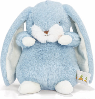 Conejo mordisqueador Bunnies by the bay - peluche - peluche para niños - detalles bordados - 20 cm - azul