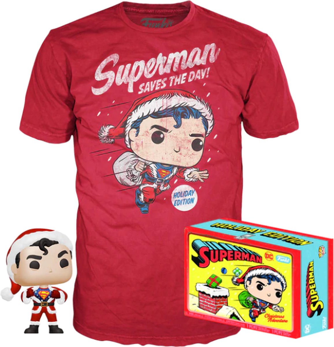 Funko pop! tees - superman - #353 - dc super heroes