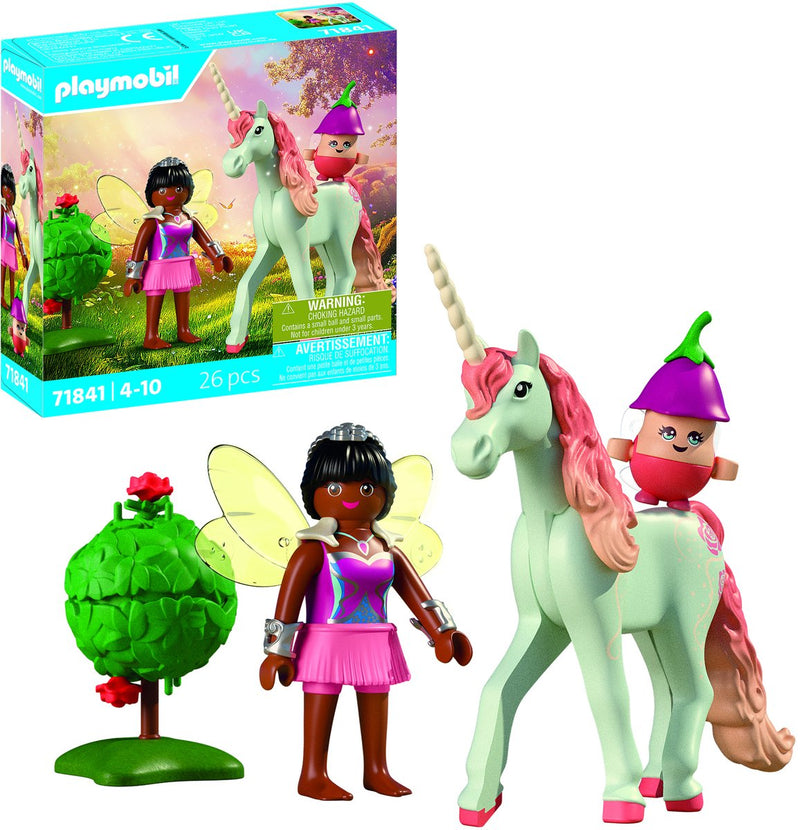 Playmobil 71841 unicorno da collezione nuvola rosa con fata | 2 pezzi