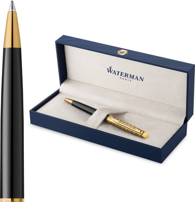 Waterman hemisphère ballpoint pen | the opera collection | black gold | gift packaging
