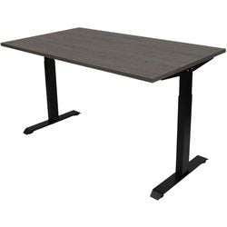 Desk euroseats logan oak, black 620 840x1200x800