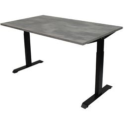 Desk euroseats oxide gray, black 620 840x1400x800