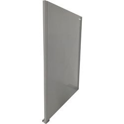 Mampara de protección móvil manorga 7035 gris
