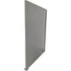 Mampara de protección móvil manorga 7035 gris