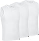 Gripgrab - ultralight 3pack mesh mouwloos base layer zomer fiets ondershirt polygiene zweethemd - wit - heren - maat m