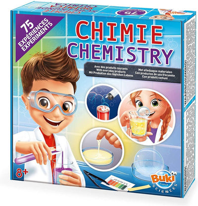 Buki france buki - set de química con 75 experimentos - educativo - experimentación - ciencia