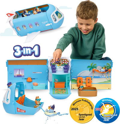 Bluey Plane Mega 3 in 1