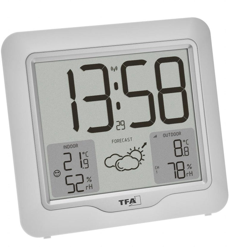 Stazione meteorologica wireless Tfa dostmann metro plus 35.1164.02 previsione da 12 a 24 ore numero di sensori max.: 3