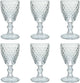 Medard de noblat - diamante - bicchiere da vino 20 cl - trasparente - 6 pezzi