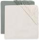 Jollein sábana ajustable para cama - 60x120cm - jersey - verde mar marfil