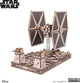 Ugears 3d modelbouw - tie fighter - star wars - mechanisch bouwpakket hout - educatief speelgoed