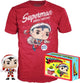 Funko pop! tee box: dc superman saves the day #353 (size xl)