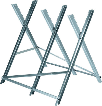 Caballete Einhell - máx. carga: 150 kg - longitud: aprox. 80 cm - plegable - máx. diámetro de los troncos: ø30 cm - 3 alturas de trabajo: 60, 64 y 68 cm