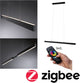 Paulmann led-hanglamp smart home zigbee 3.0 aptare 2700k dimbaar 2x2400lm 2x18w zwart geborsteld