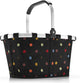 Reisenthel carrybag boodschappenmand - 22l - dots zwart
