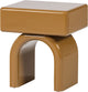 Comodino Woood Zorel - legno - giallo miele lucido - 40x57x50