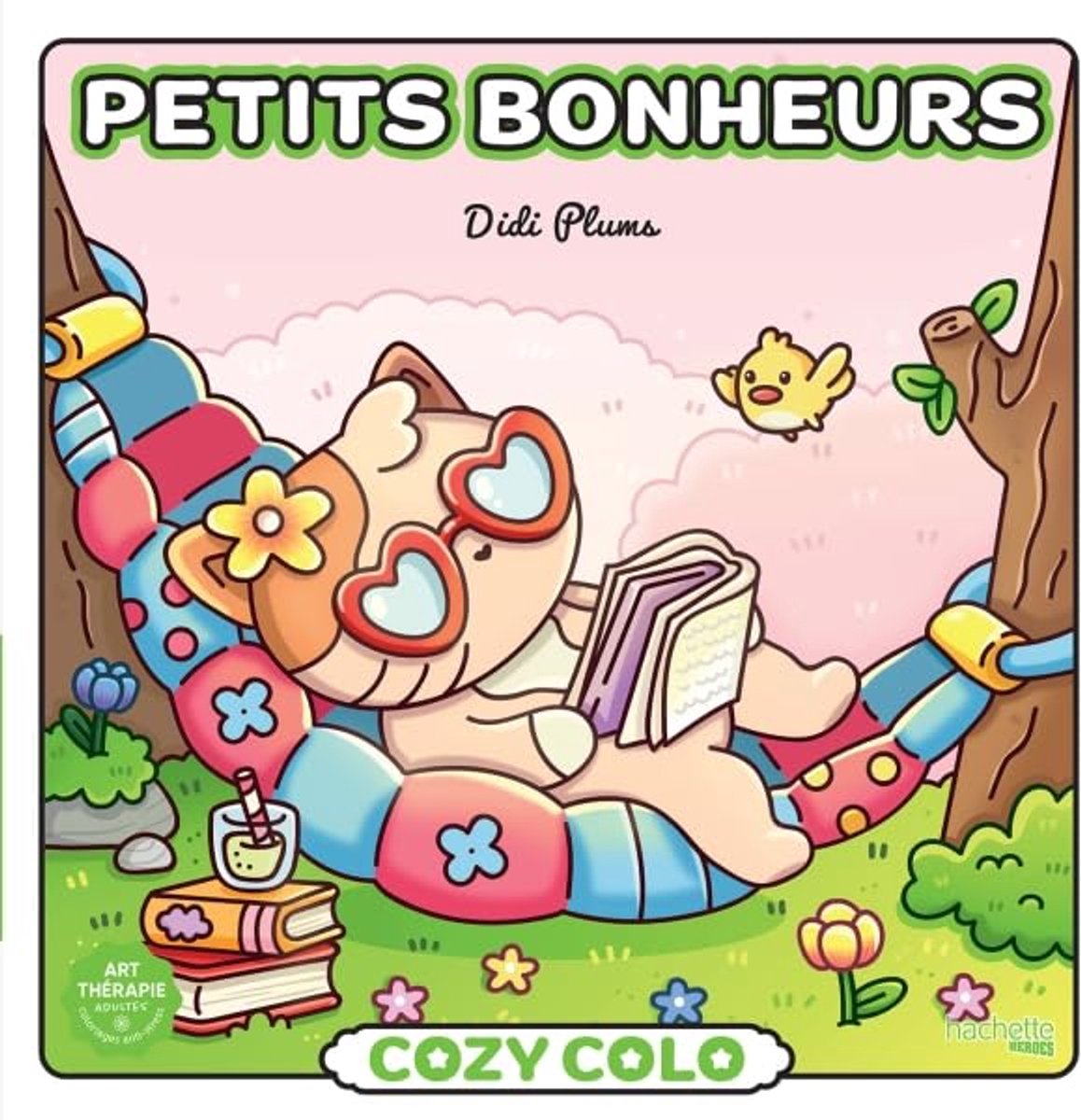 Hachette heroes atelier créatif cozy colo cozy colo didi plums : petits bonheurs - kleurboek voor volwassenen