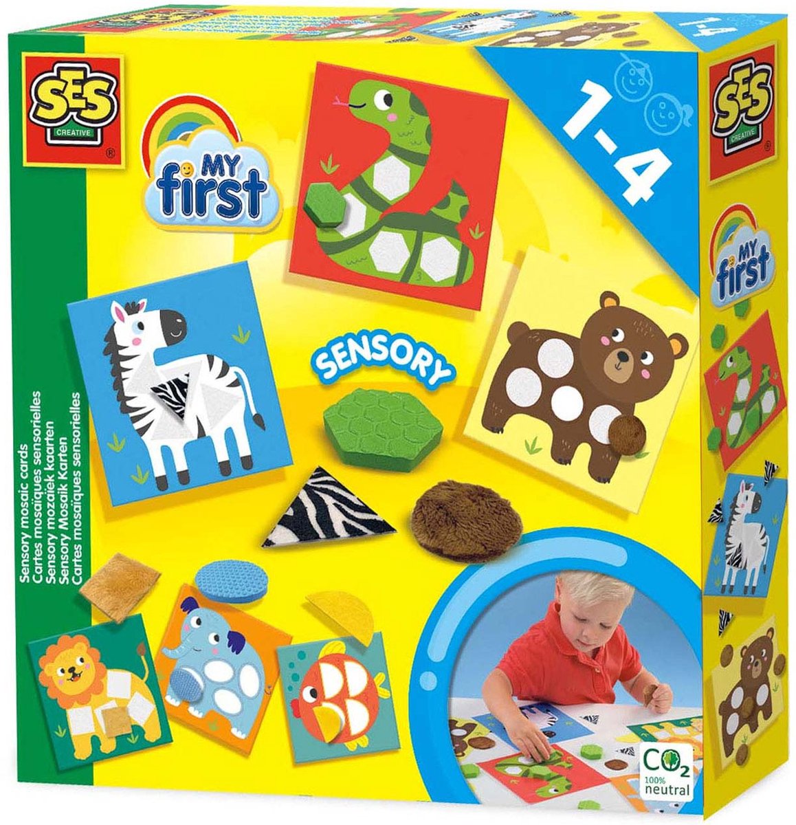 SES My First - Sensory Mosaic Cards