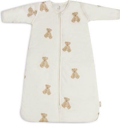 Jollein - sacco nanna invernale per bambini con manica staccabile con cerniera (orsacchiotto) - cotone - sacco nanna invernale per bambini, sacco nanna per bambini - 90 cm