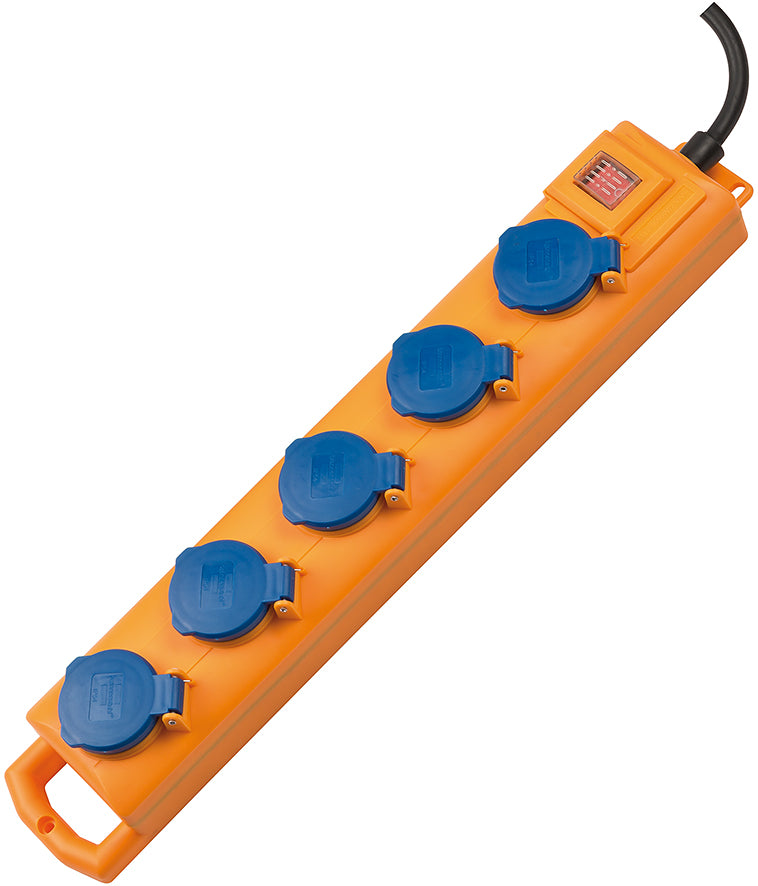 Brennenstuhl super-solid sl 554 stekkerverdeler outdoor stekkerdoos stekkerdoos (geel blauw)