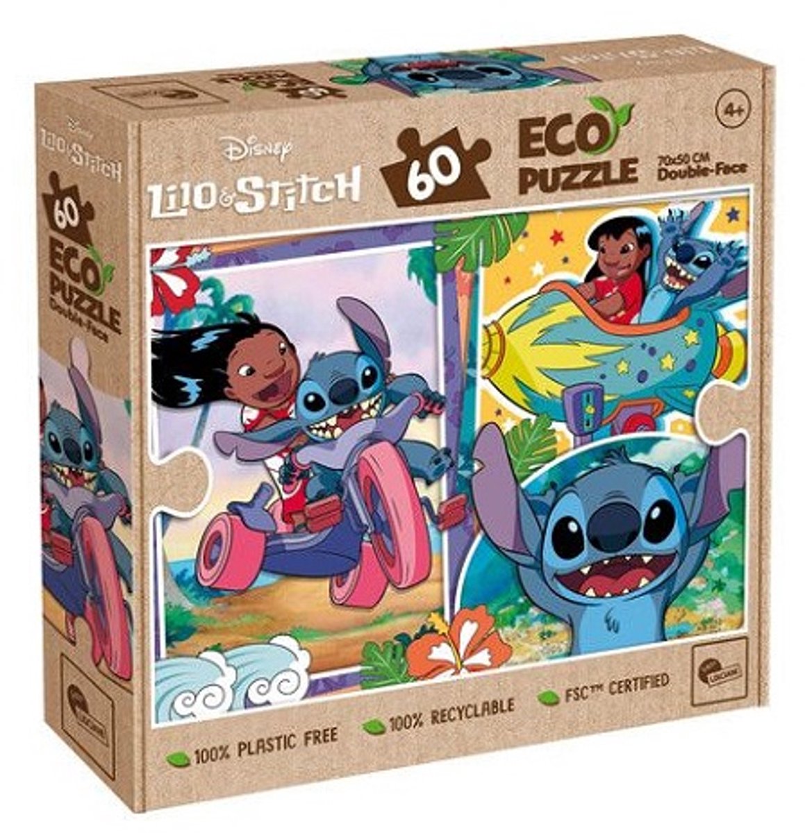 Lisciani disney eco-puzzle df stitch 60