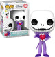 Funko la pesadilla antes de navidad jack skellington (valentine) figura de vinilo 1405 pop unisex! - multicolor - estándar
