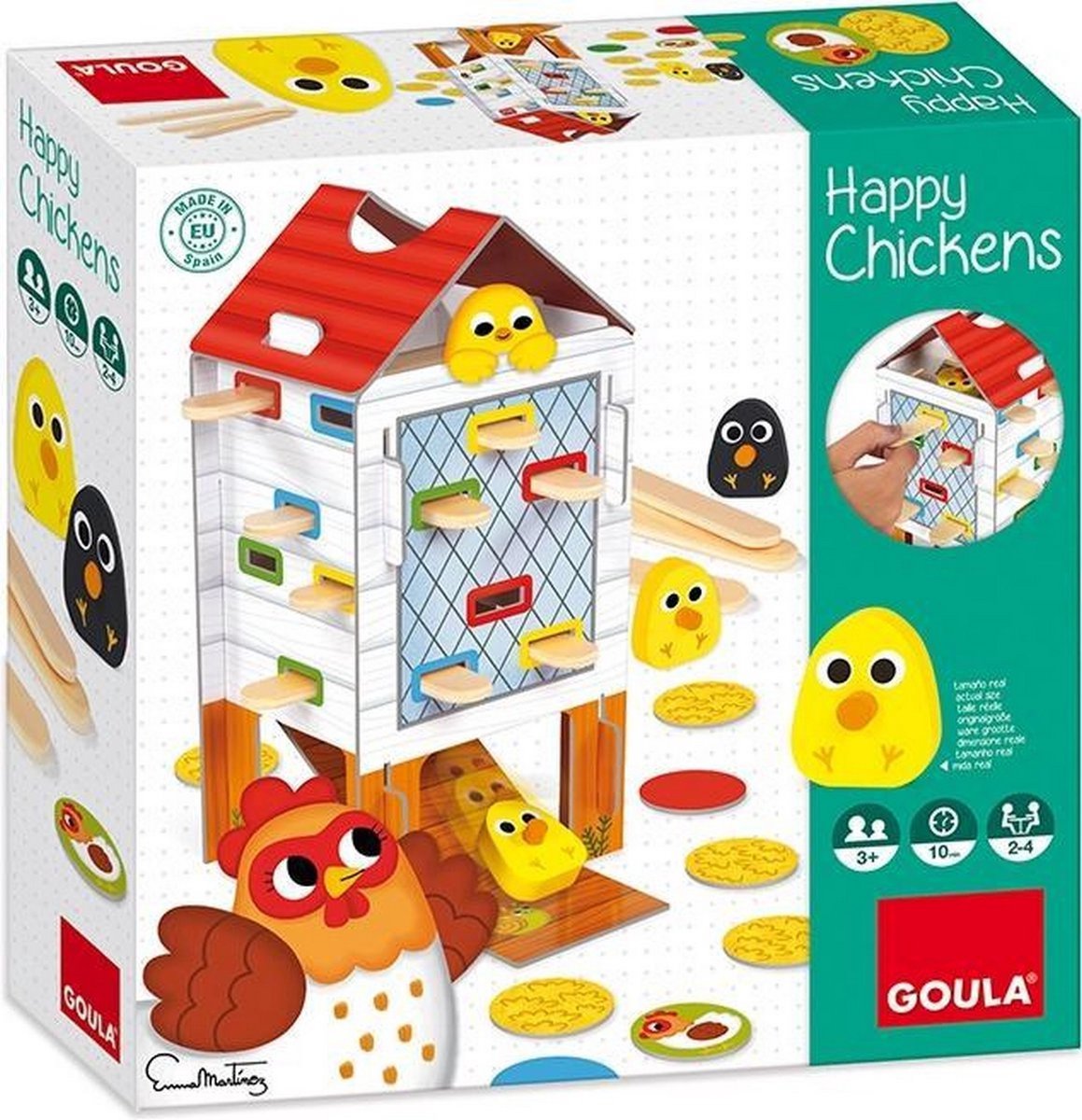 Goula jumbo - - happy chickens - educatief spel