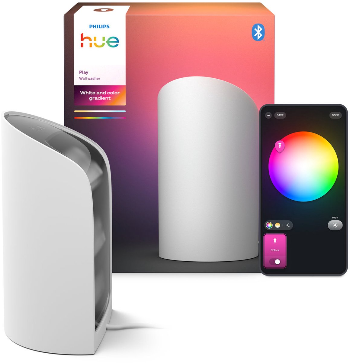 Philips hue play wall washer table lamp white