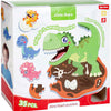 Toi-toys Little Stars Foam Floor Puzzle Dino, 36st.